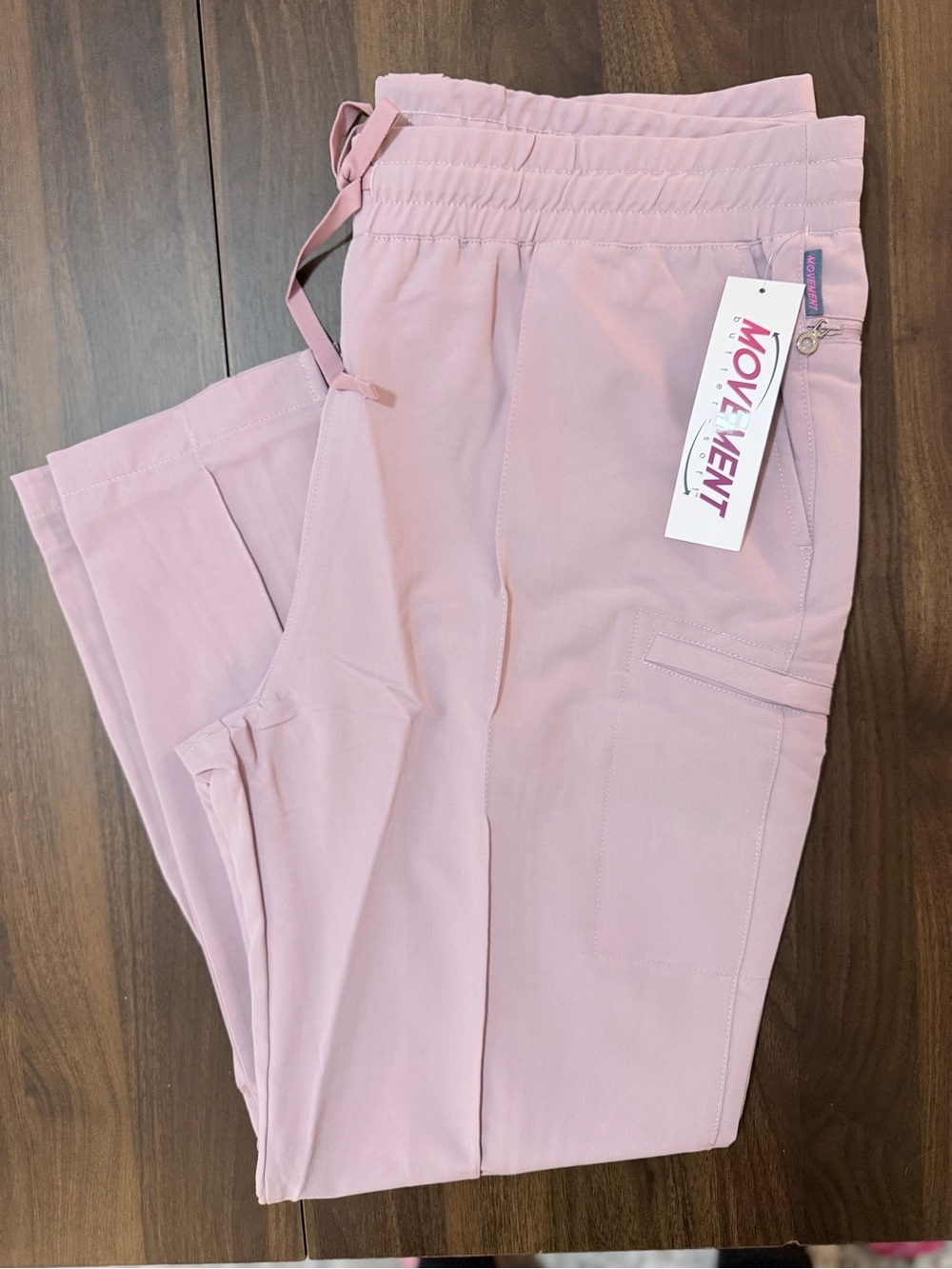 NWT!!  by Butter-Soft Scrub Pants - Pink/Mauve
XL petite
